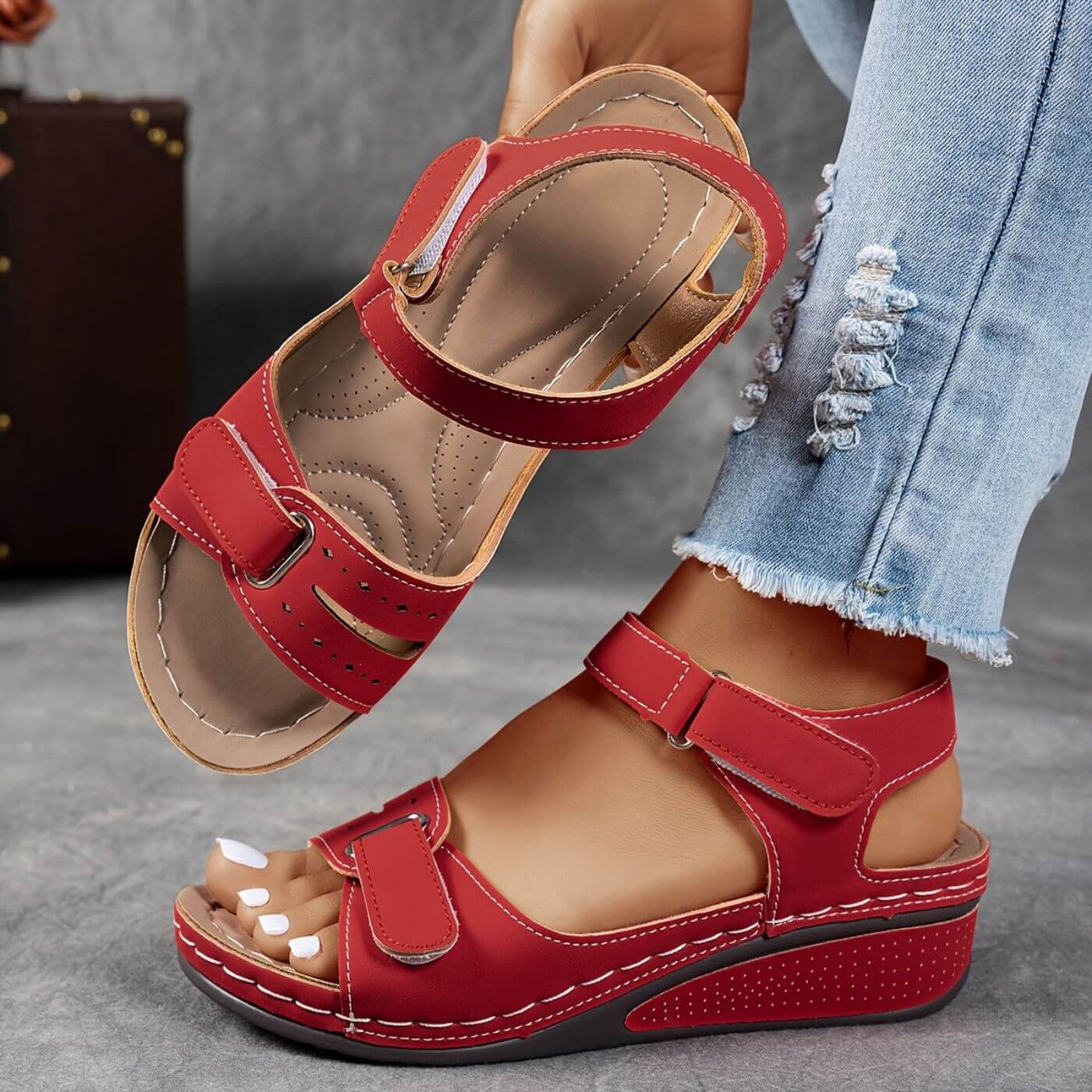 Giselle™ – Sandales Orthopédiques d’Été pour Confort Prolongé