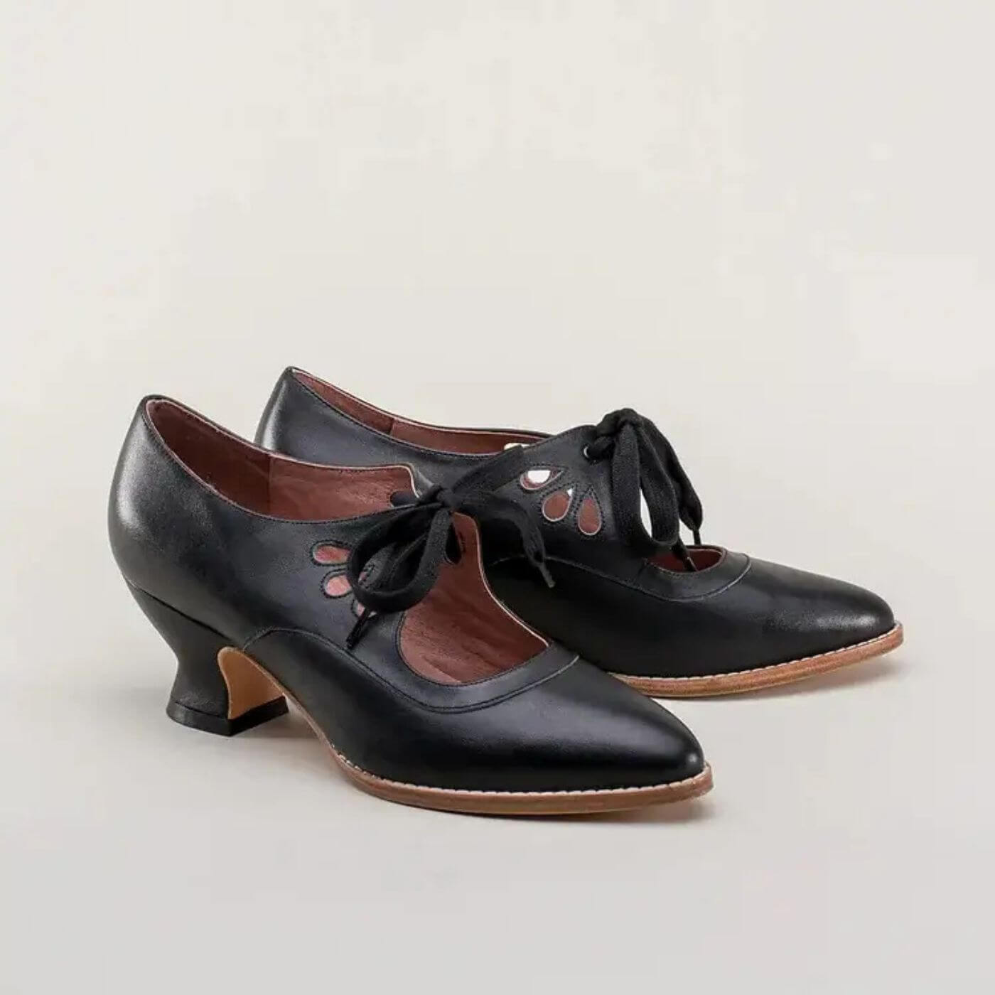 Manon™ – Chaussures Orthopédiques Vintage à Talon Bas