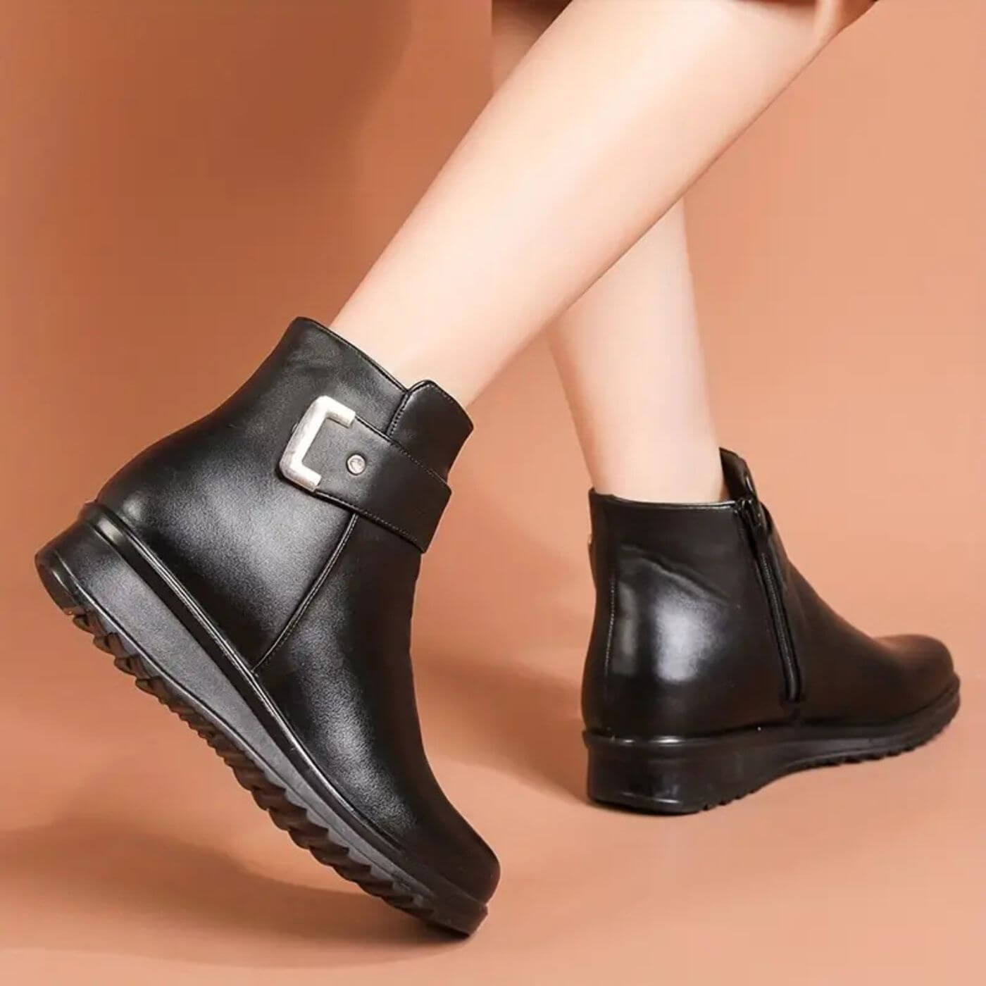 Marie™ - Bottes d’Hiver Antidérapantes à Doublure Chaude