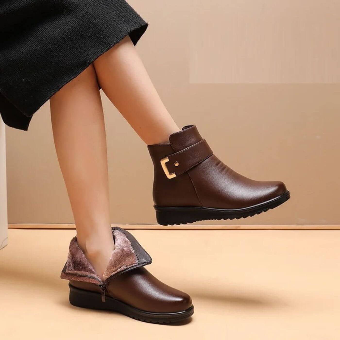 Marie™ - Bottes d’Hiver Antidérapantes à Doublure Chaude