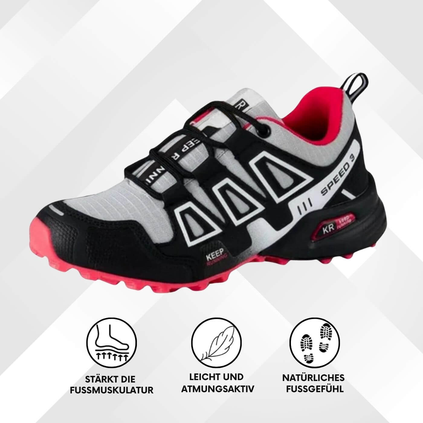ComfortTrek™ – Chaussures de Randonnée Ergonomiques contre la Douleur