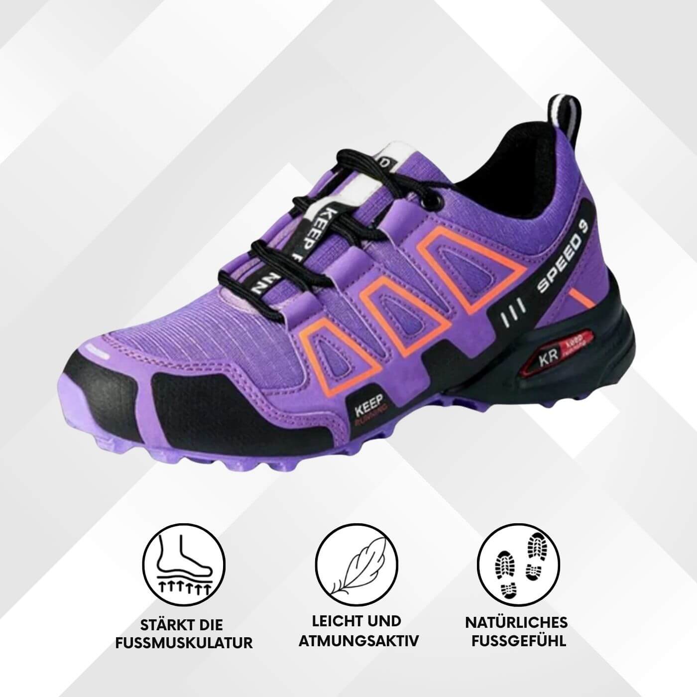 ComfortTrek™ – Chaussures de Randonnée Ergonomiques contre la Douleur