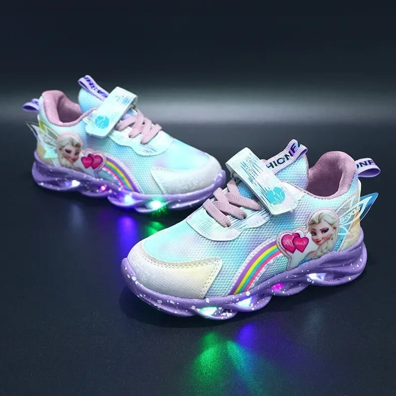 Princess Kicks™ – Chaussures LED pour enfants à éclat magique