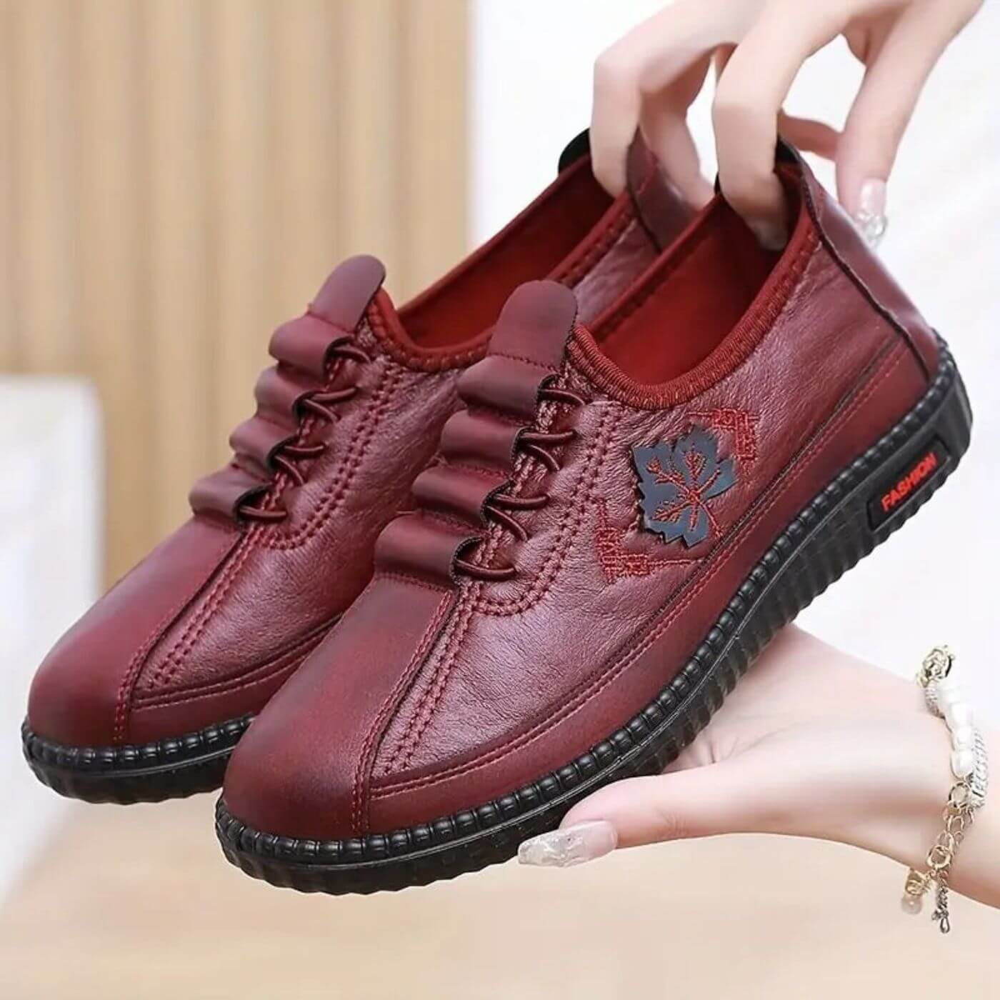 Suzanne™ - Chaussures Orthopédiques en Cuir Premium