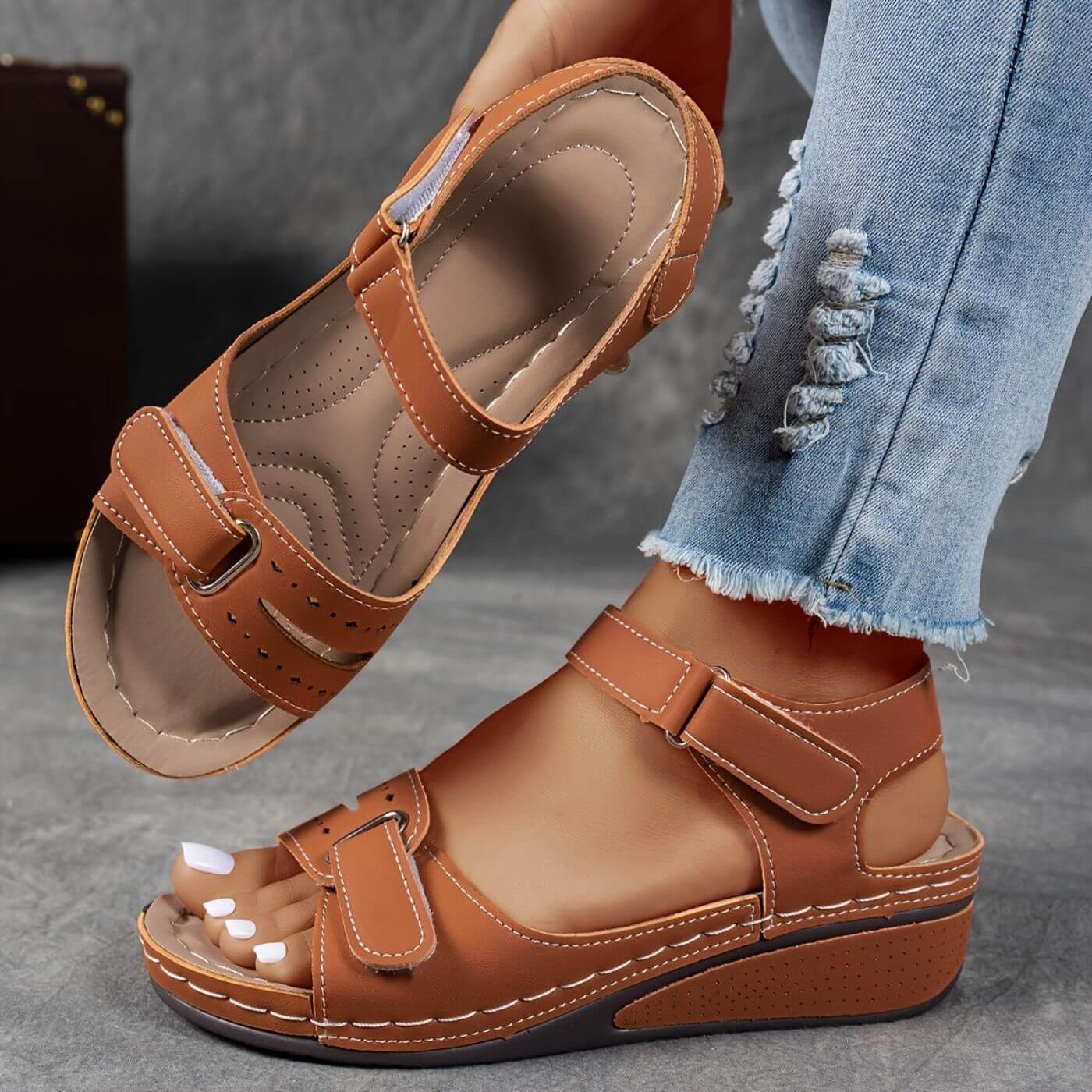 Giselle™ – Sandales Orthopédiques d’Été pour Confort Prolongé