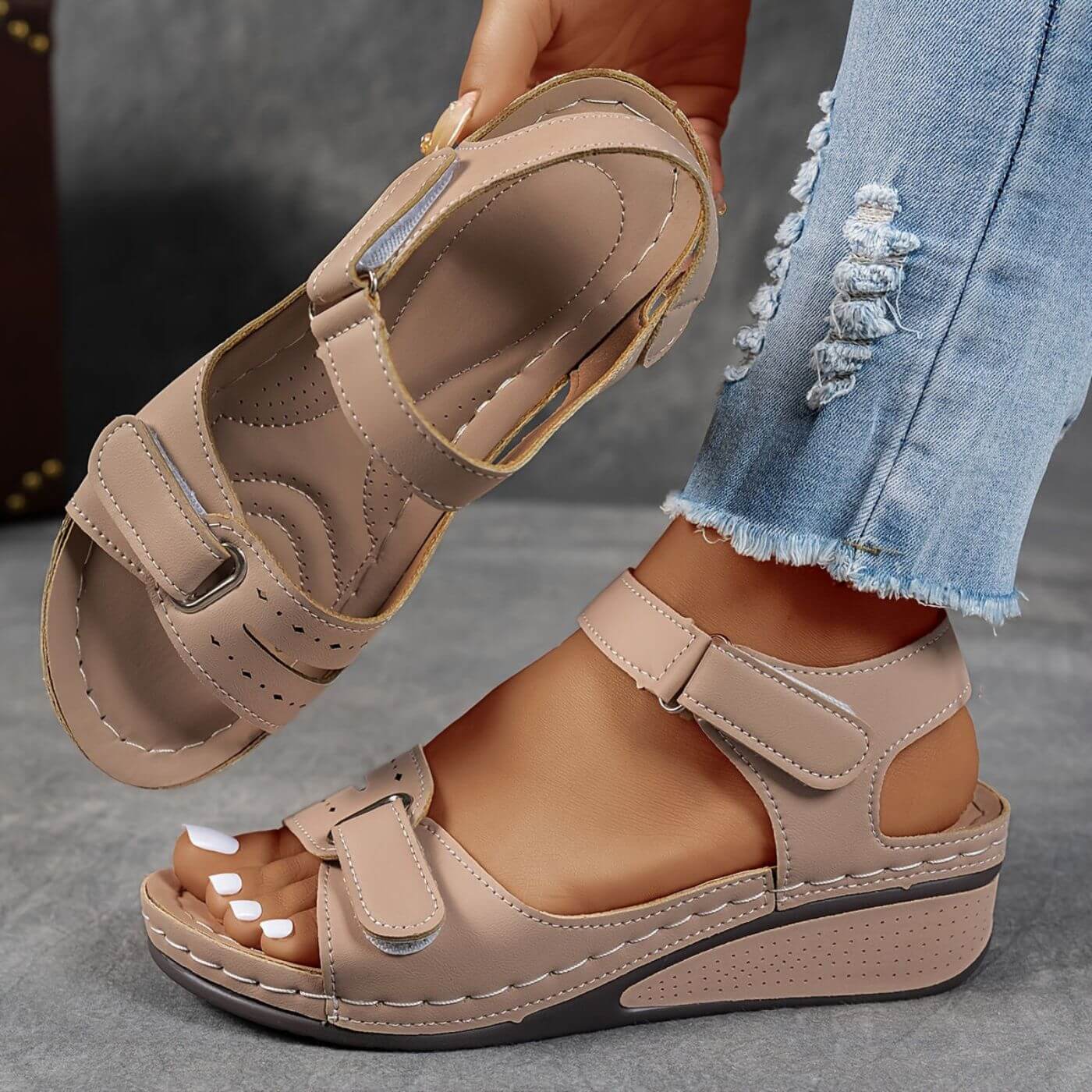 Giselle™ – Sandales Orthopédiques d’Été pour Confort Prolongé