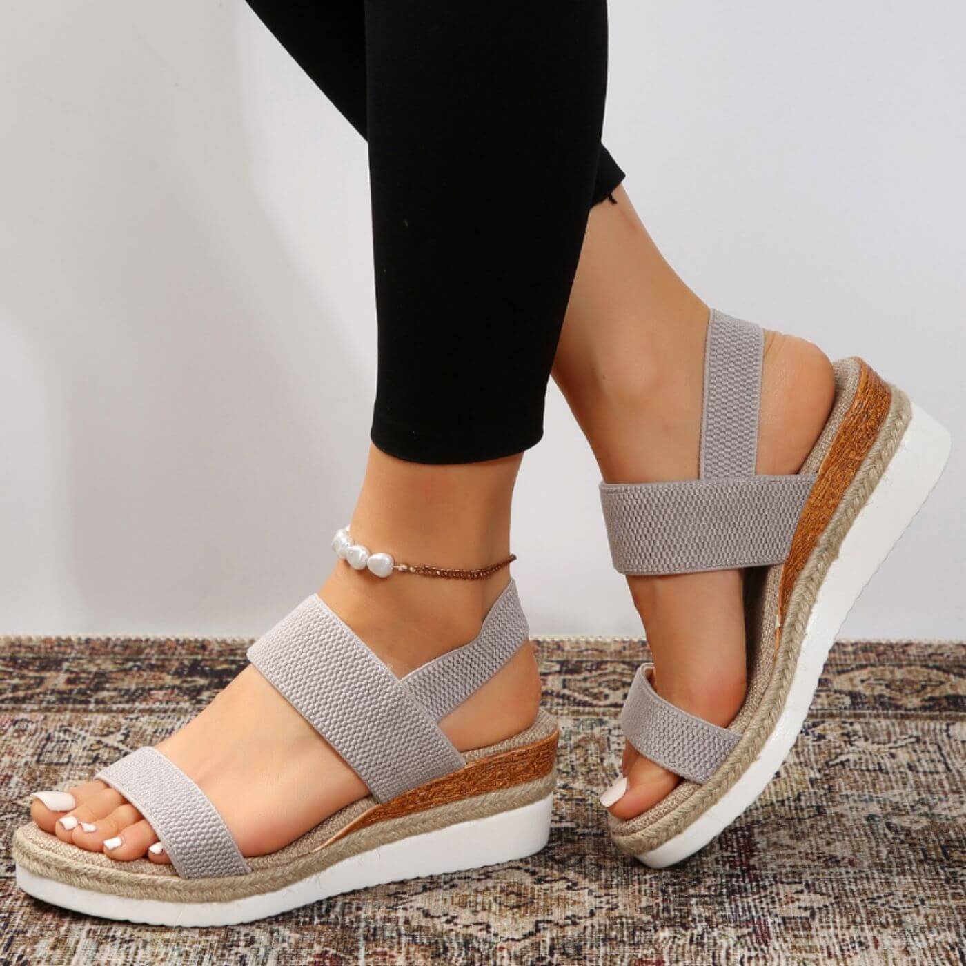 Madeleine™ – Sandales Compensées Orthopédiques Ultra Confort