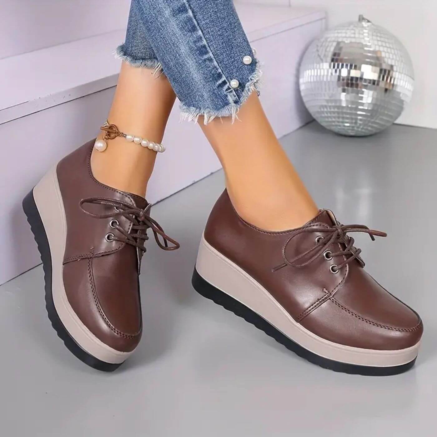 Maia™ - Chaussures Orthopédiques à Talon Compensé