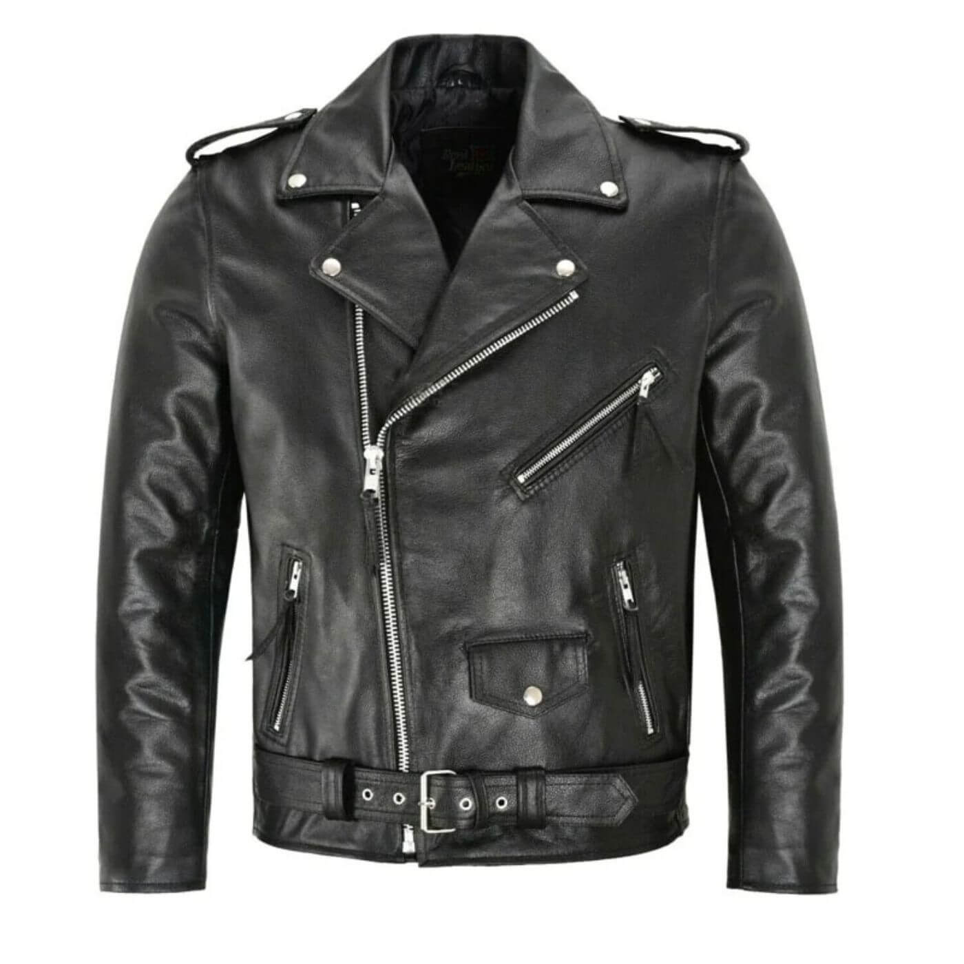 Marc™ - Veste de Biker en Cuir Premium avec Style