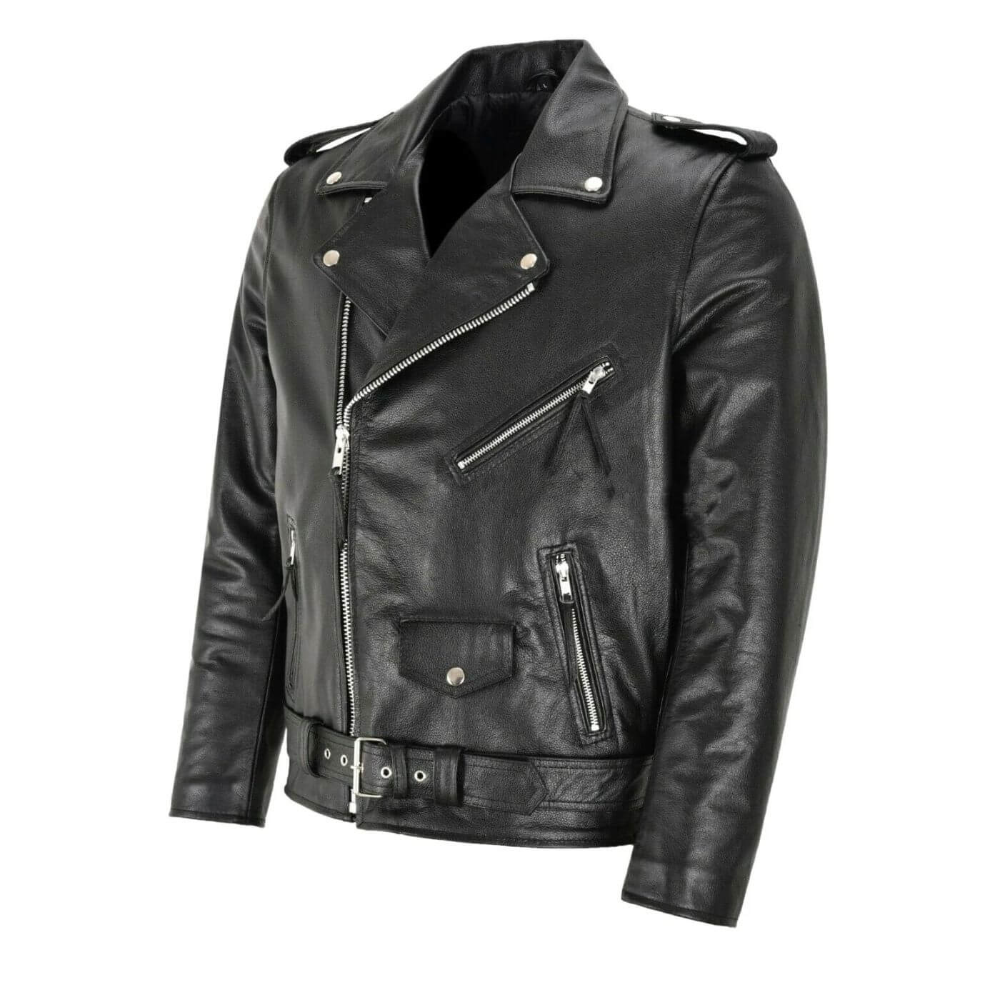 Marc™ - Veste de Biker en Cuir Premium avec Style