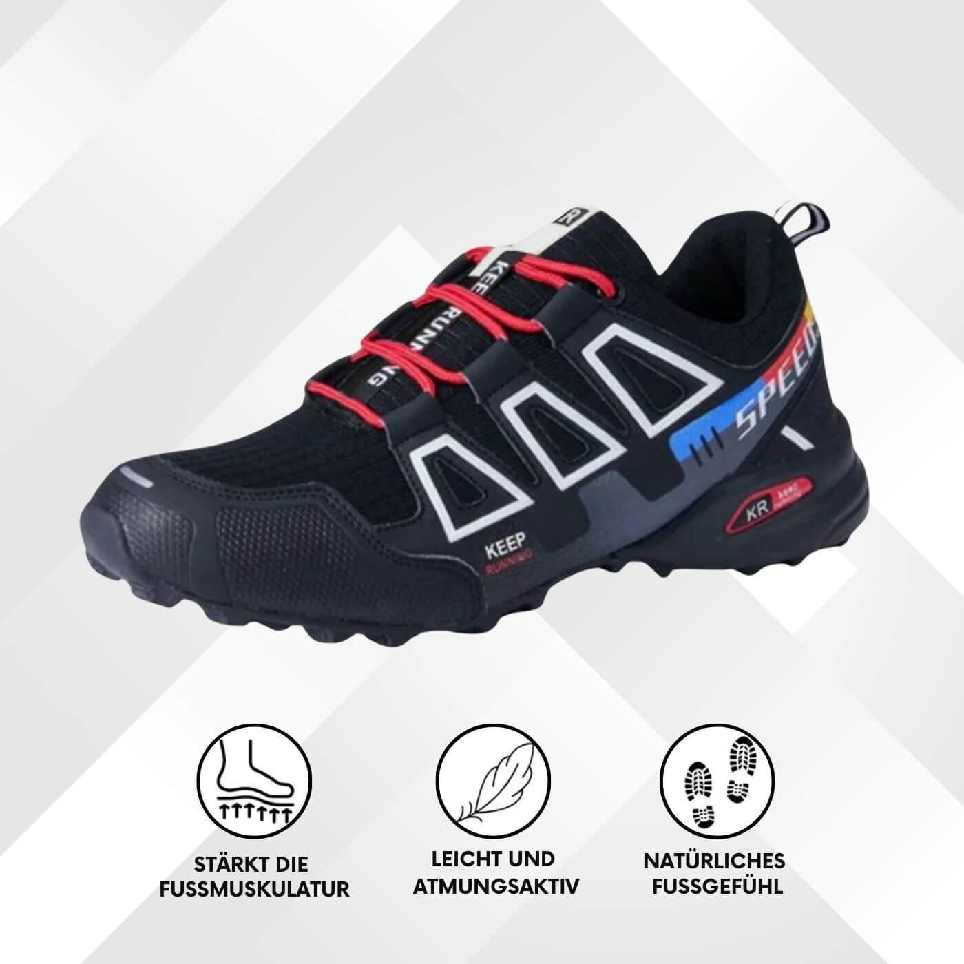 ComfortTrek™ – Chaussures de Randonnée Ergonomiques contre la Douleur