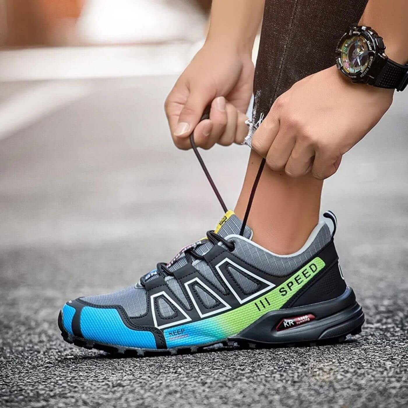 ComfortTrek™ – Chaussures de Randonnée Ergonomiques contre la Douleur