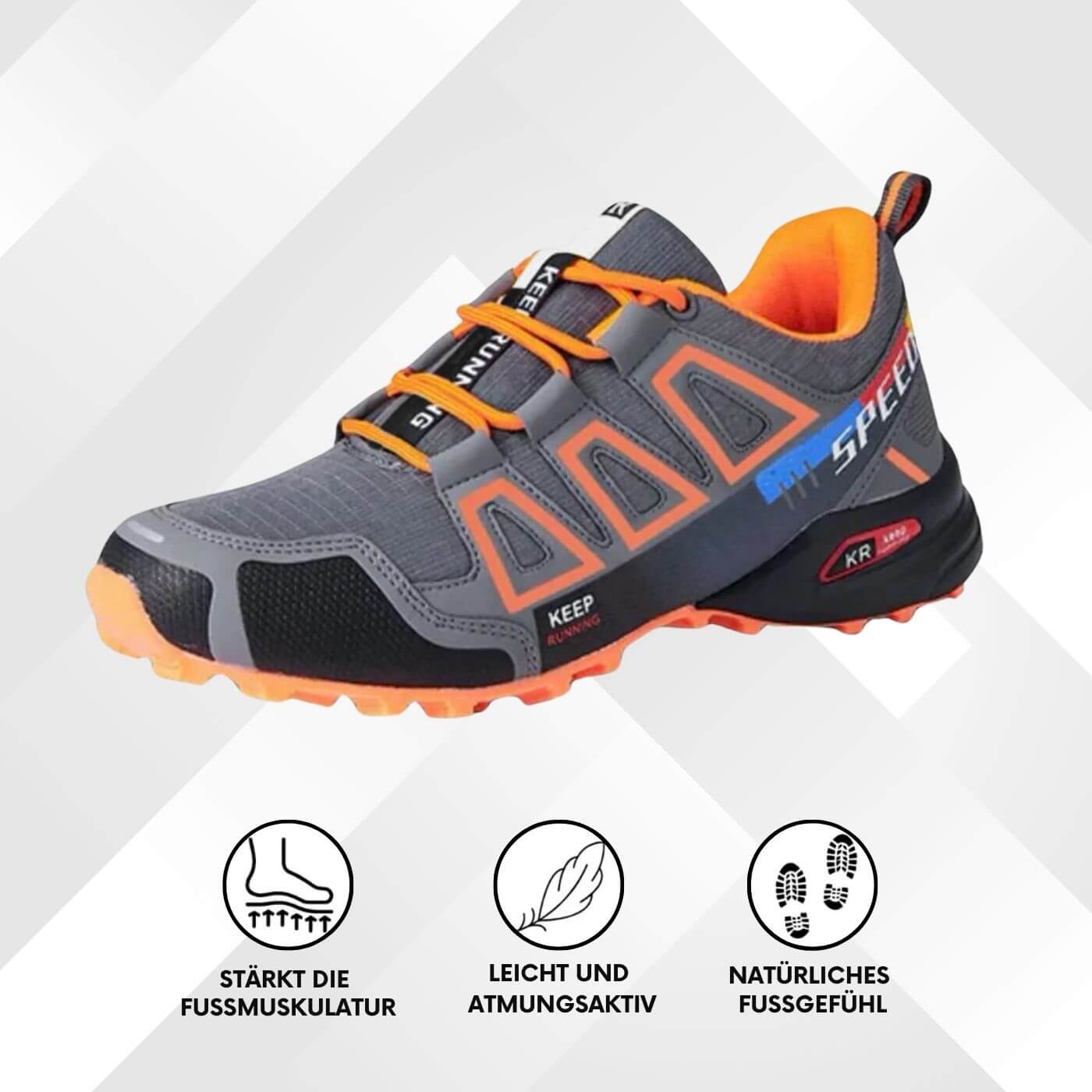 ComfortTrek™ – Chaussures de Randonnée Ergonomiques contre la Douleur