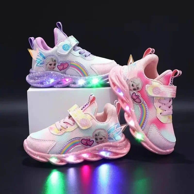 Princess Kicks™ – Chaussures LED pour enfants à éclat magique