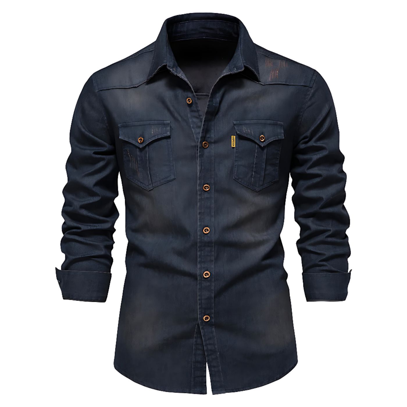 Théo - Chemise en Jean Coupe Ajustée