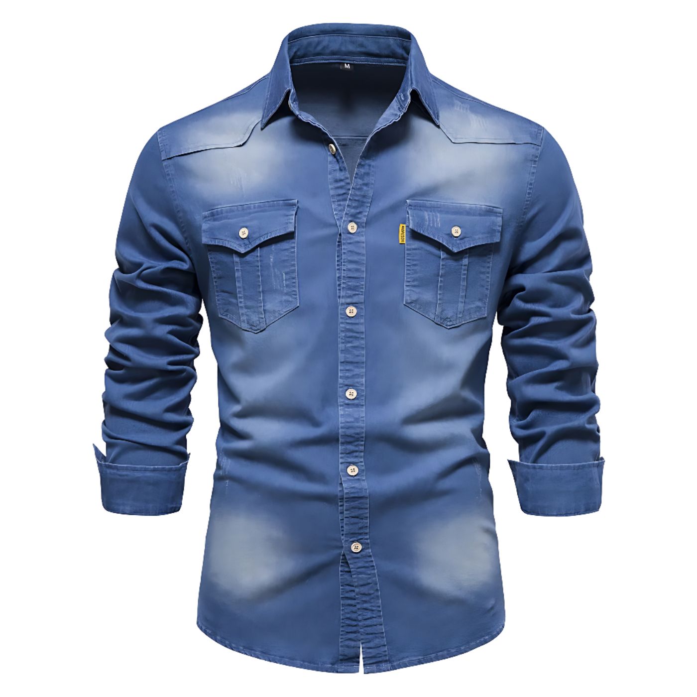 Théo - Chemise en Jean Coupe Ajustée