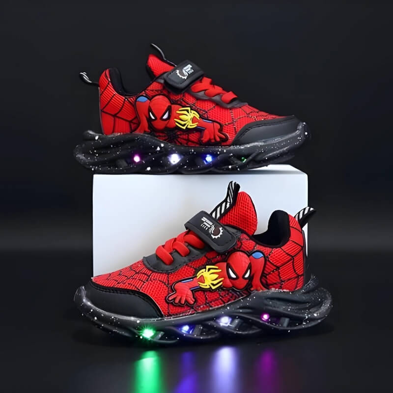 Spider Kicks™ – Chaussures LED pour Enfants aux Superpouvoirs